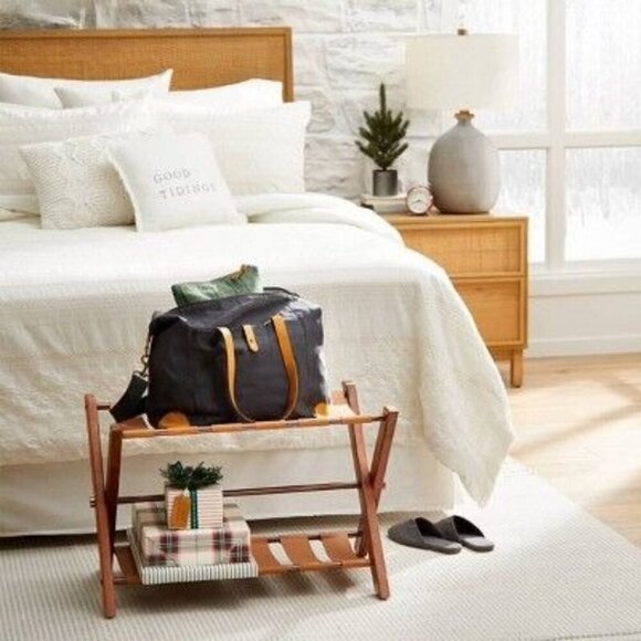 Hearth & Hand with Magnolia Resin Table Lamp Gray w/LED Light Bulb Target NIB - Picture 5 of 7